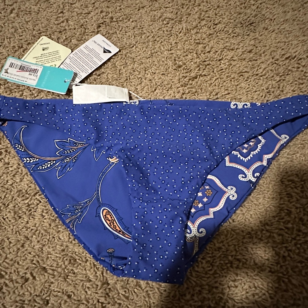 Seafolly Hipster Cobalt Ditsy Bikini Bottoms size 14